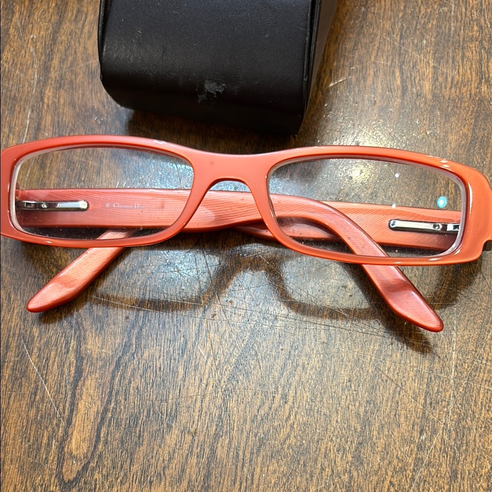 Dior Vibrant Red Eyeglasses perfect condition. BNWOT